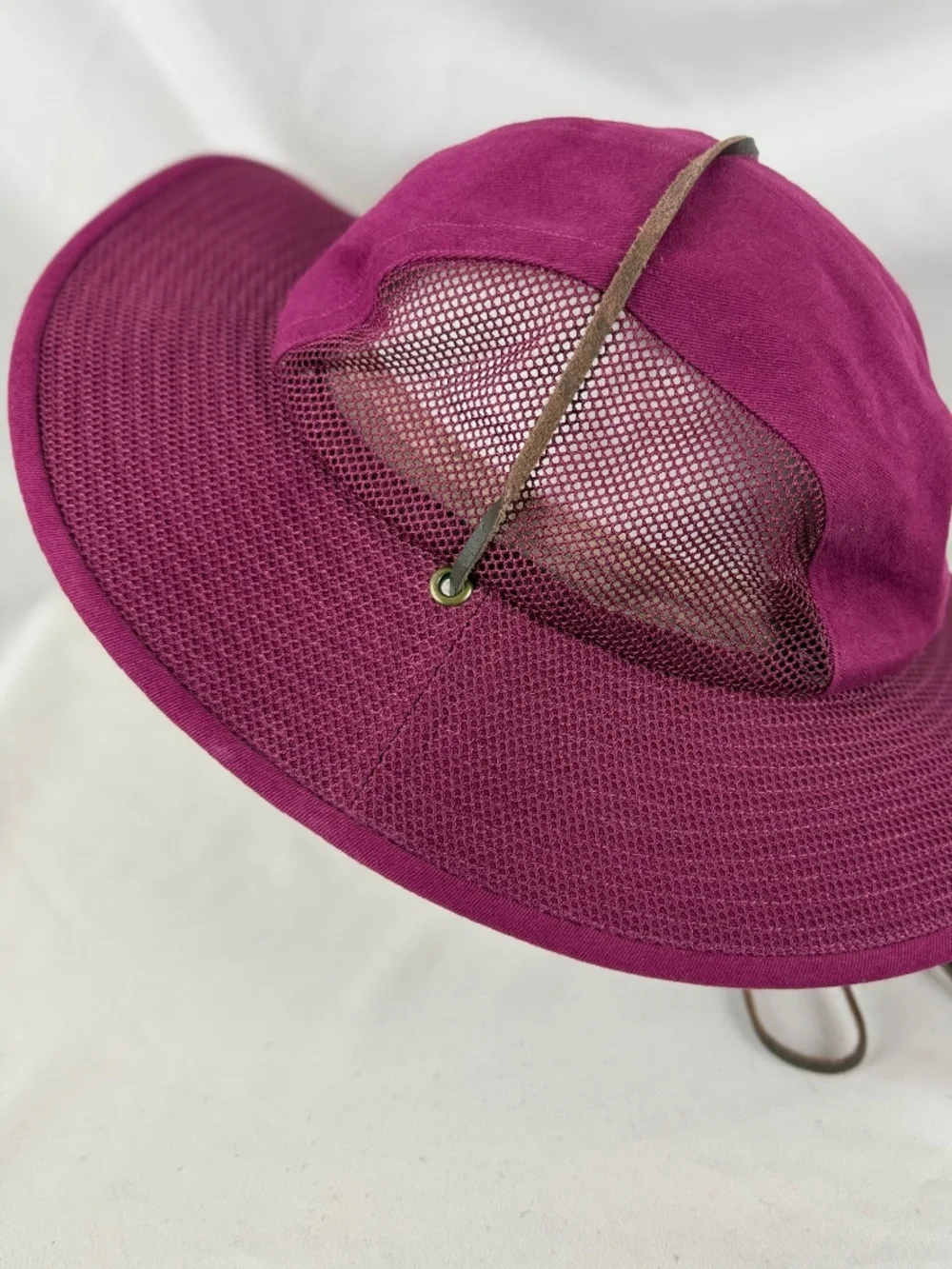 Duluth Trading Co Safari Hat M Purple Bucket Sunhat Mesh Packable